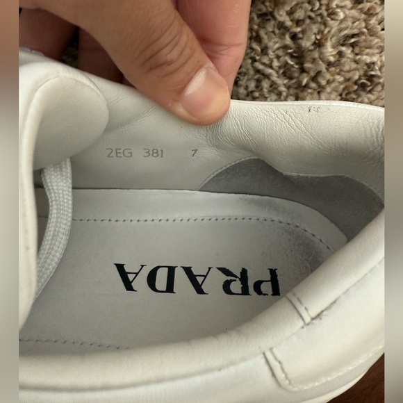 Prada Milano White Sneakers - Picture 4 of 5